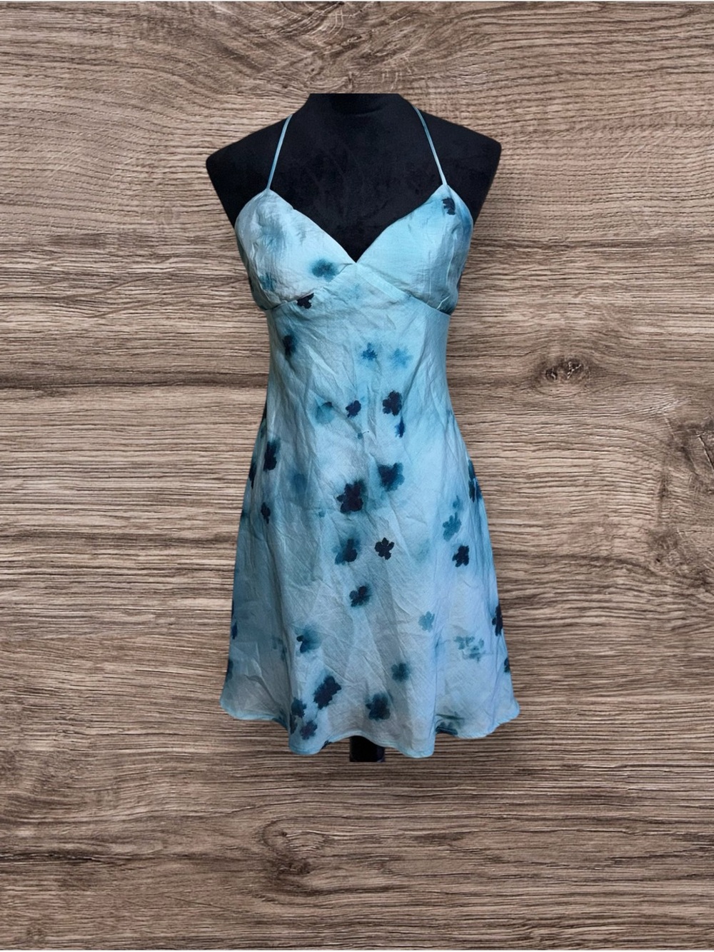 NWT Princess Polly Blue Floral Slip Mini Dress